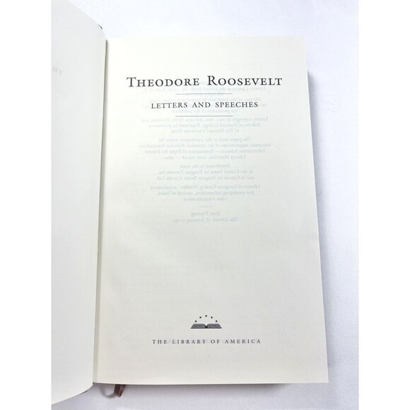 Theodore Roosevelt Letters & Speeches Library of America 2004 With Slipcover - Picture 10 of 11